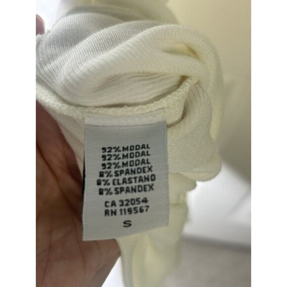 Rachel Pally Luxe Rib Ivory Capsule Stretch Dress Womens Size S NEW W/TAGS - Picture 9 of 10